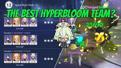 - The Personal DMG of Cyno and additional DMG from Hyperbloom reaction is very high in this team comp. . Best hyperbloom team